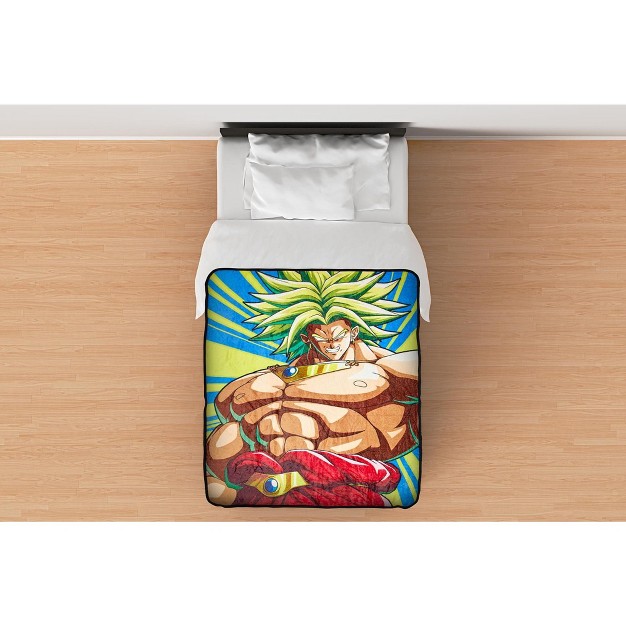 Just Funky Dragon Ball Z Broly 45 X 60 Inch Fleece Throw Blanket