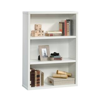 SAUDER 44.134 in. Soft White 3-Shelf Standard Bookcase 427263