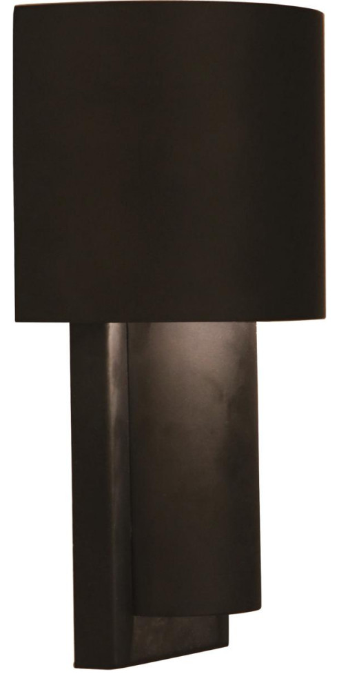 Midtown 1 Light Outdoor Wall Light  Midnight   Transitional   Outdoor Wall Lights And Sconces   by Lighting New York  Houzz