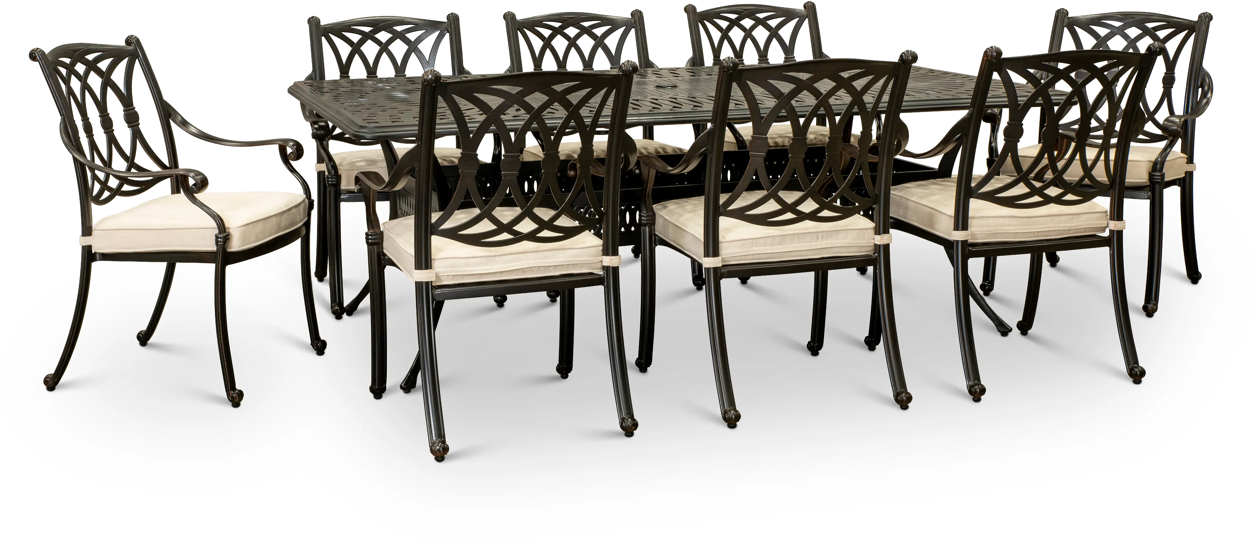 Montreal 9 Piece Armchair Outdoor Dining Set