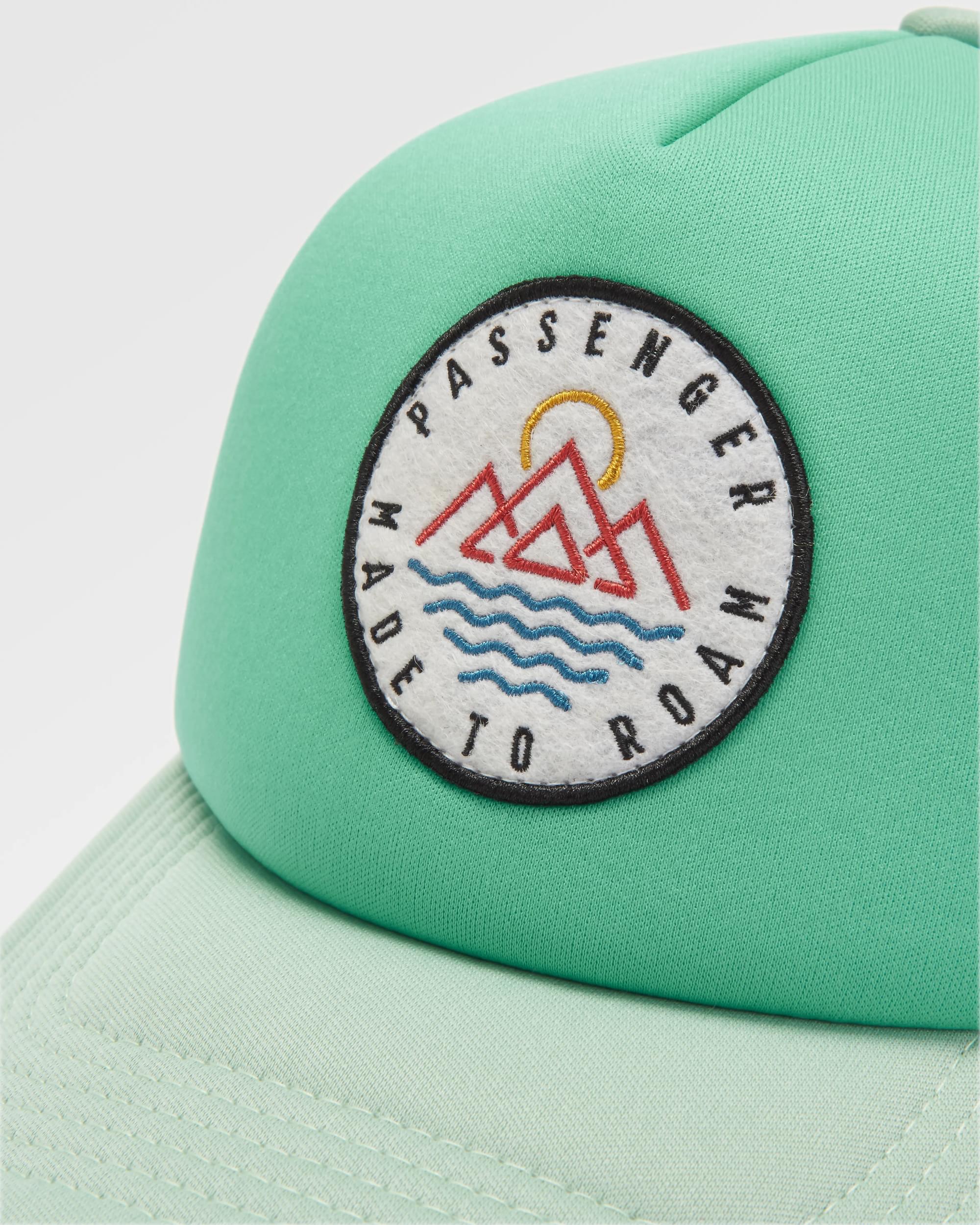 Escapism Snapback Trucker Cap - Green Fig