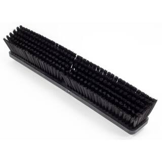 CFS Brands Sparta 18 in. Black Polypropylene Push Broom Head (12-Pack) 41890EC03