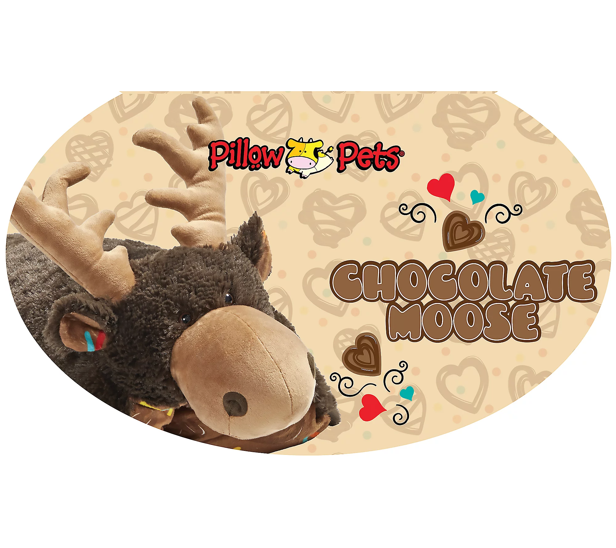 Pillow Pets Sweet Scented Chocolate Moose PlushToy