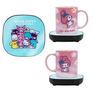 Uncanny Brands Hello Kitty and Friends 'My Melody' Pink Single- Cup Coffee Mug with Mug Warmer for your Coffee Maker MW1-KIT-MY1