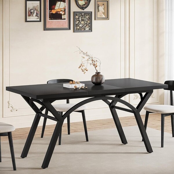 63 Inches Dining Table Kitchen Dinner Table for Dining Room