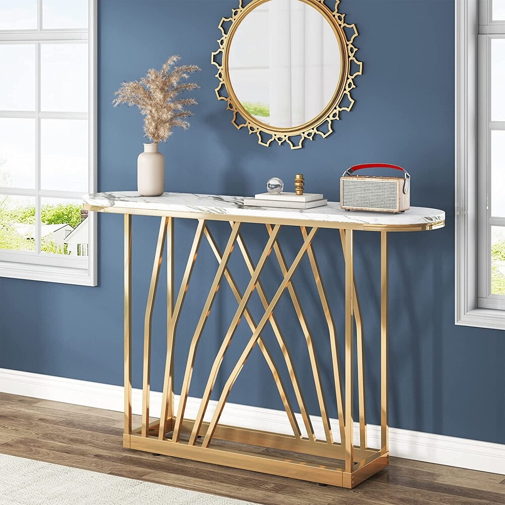 Gold Console Table  43\