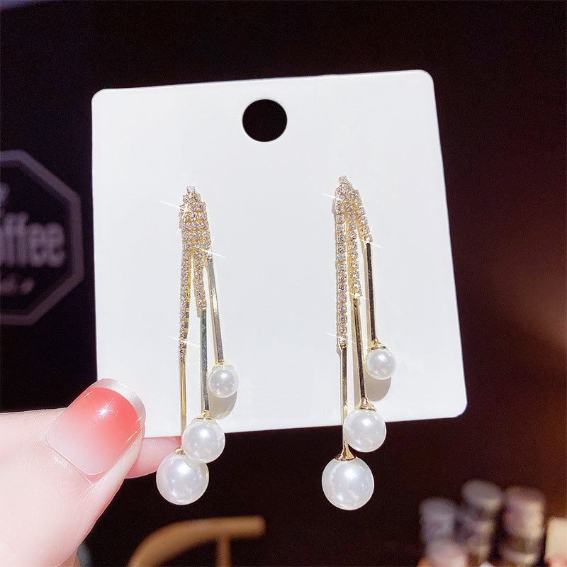 Fashion Double Layer Hook Earrings