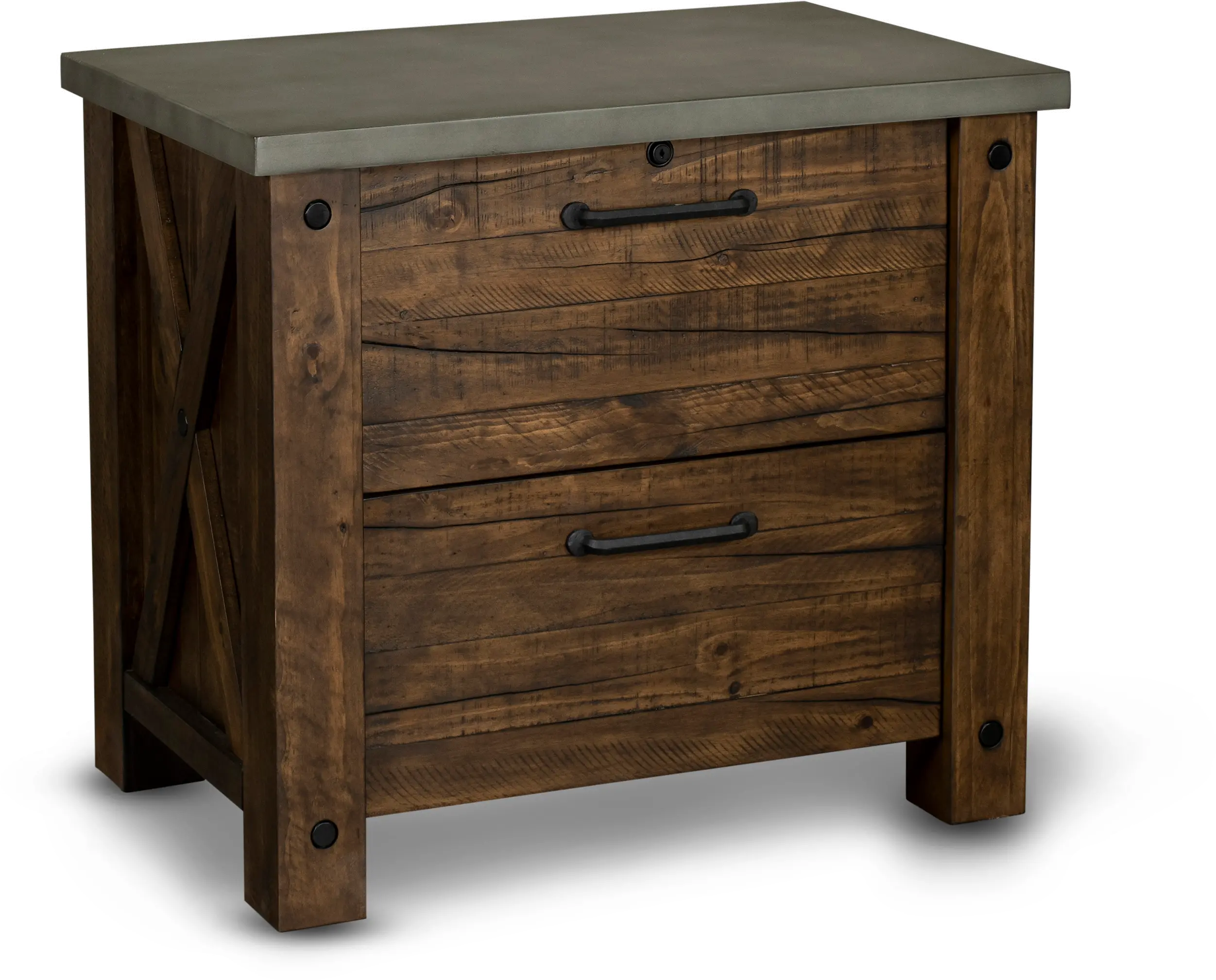 Japer Rustic File Cabinet