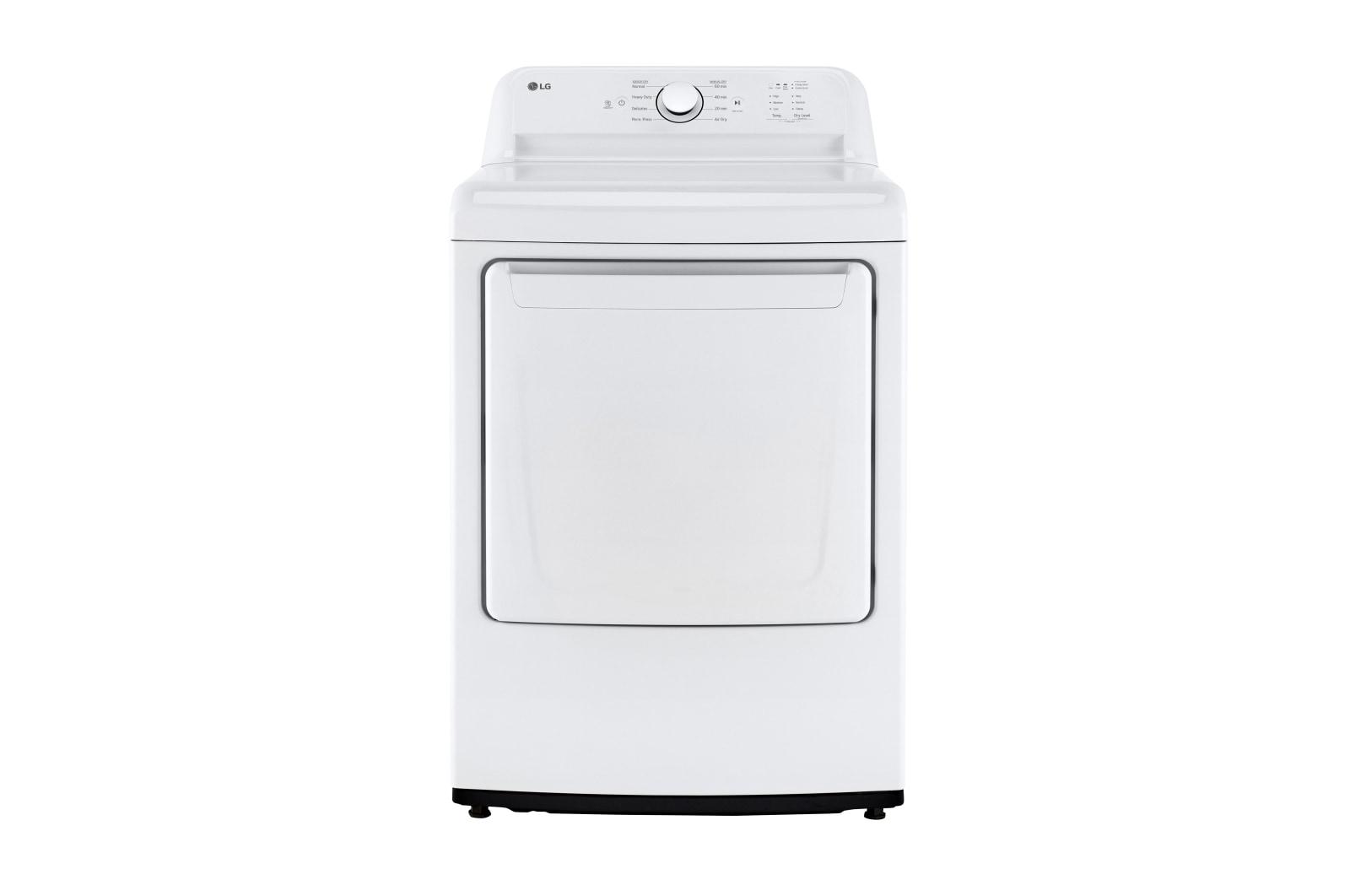 Lg DLE6100W 7.3 Cu. Ft. Ultra Large Capacity Rear Control Electric Energy Star Dryer With Sensor Dry