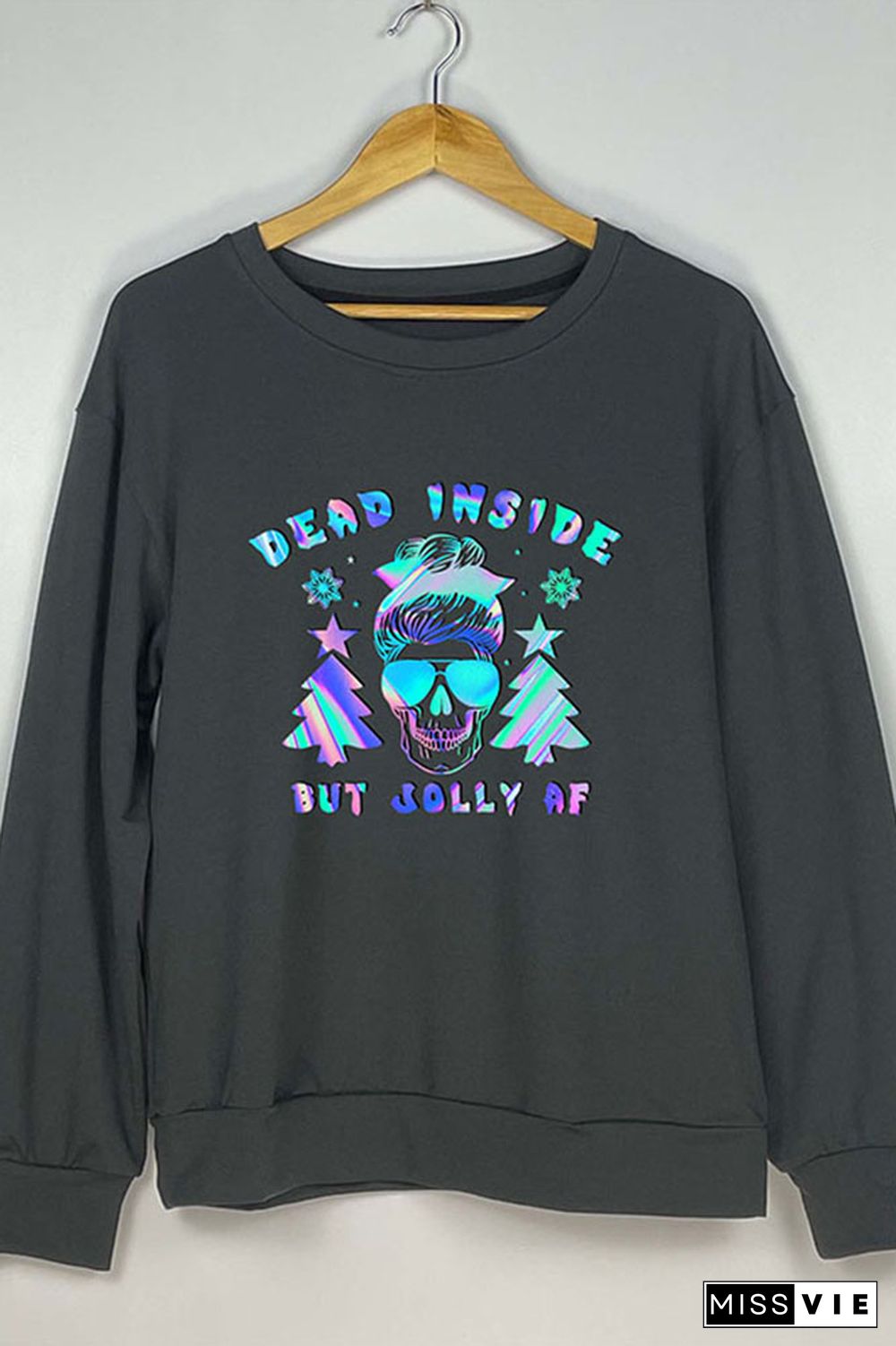 DEAD INSIDE BUT JOLLY AF Crewneck Sweatshirt Wholesale