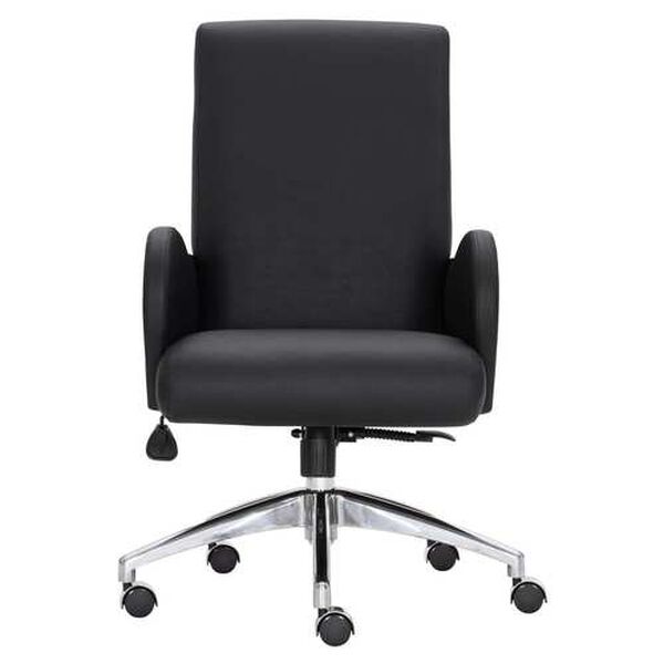 Patterson Black and Silver Office Chair