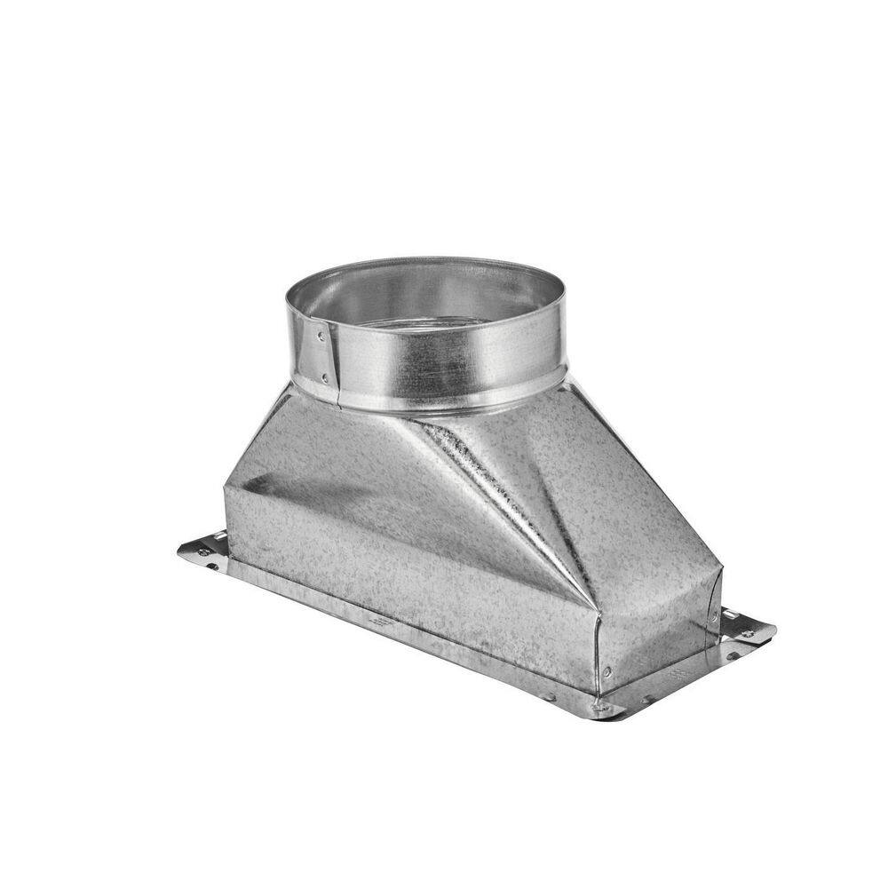 Master Flow 14 in. x 6 in. to 8 in. Universal Register Box with Flange RBF14X6X8