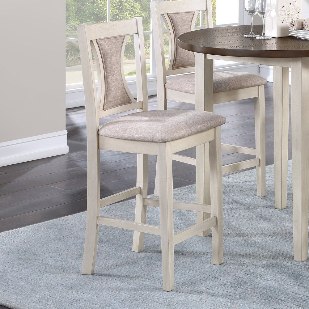 New Classic Furniture Daughtry Crème Counter Chair (Set of 2)