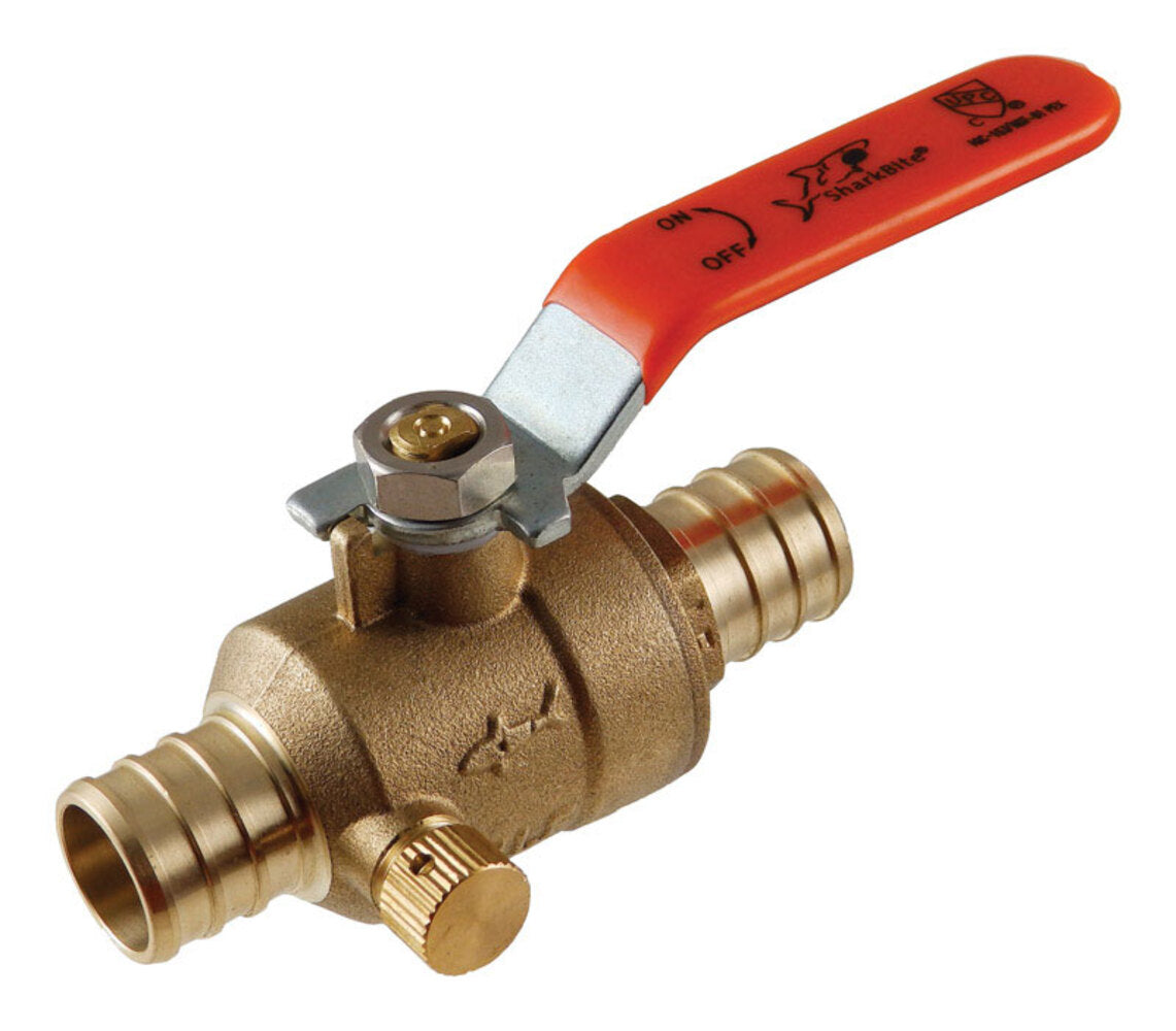 PEX BARB BALL VALVE 1/2