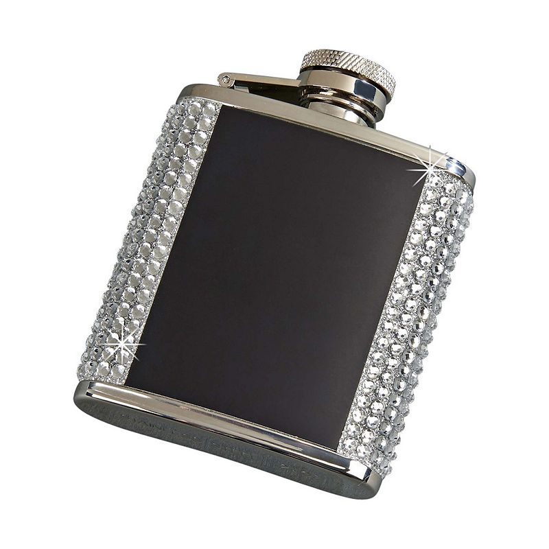 3.5 Stainless Steel Flask Covered with Crystal