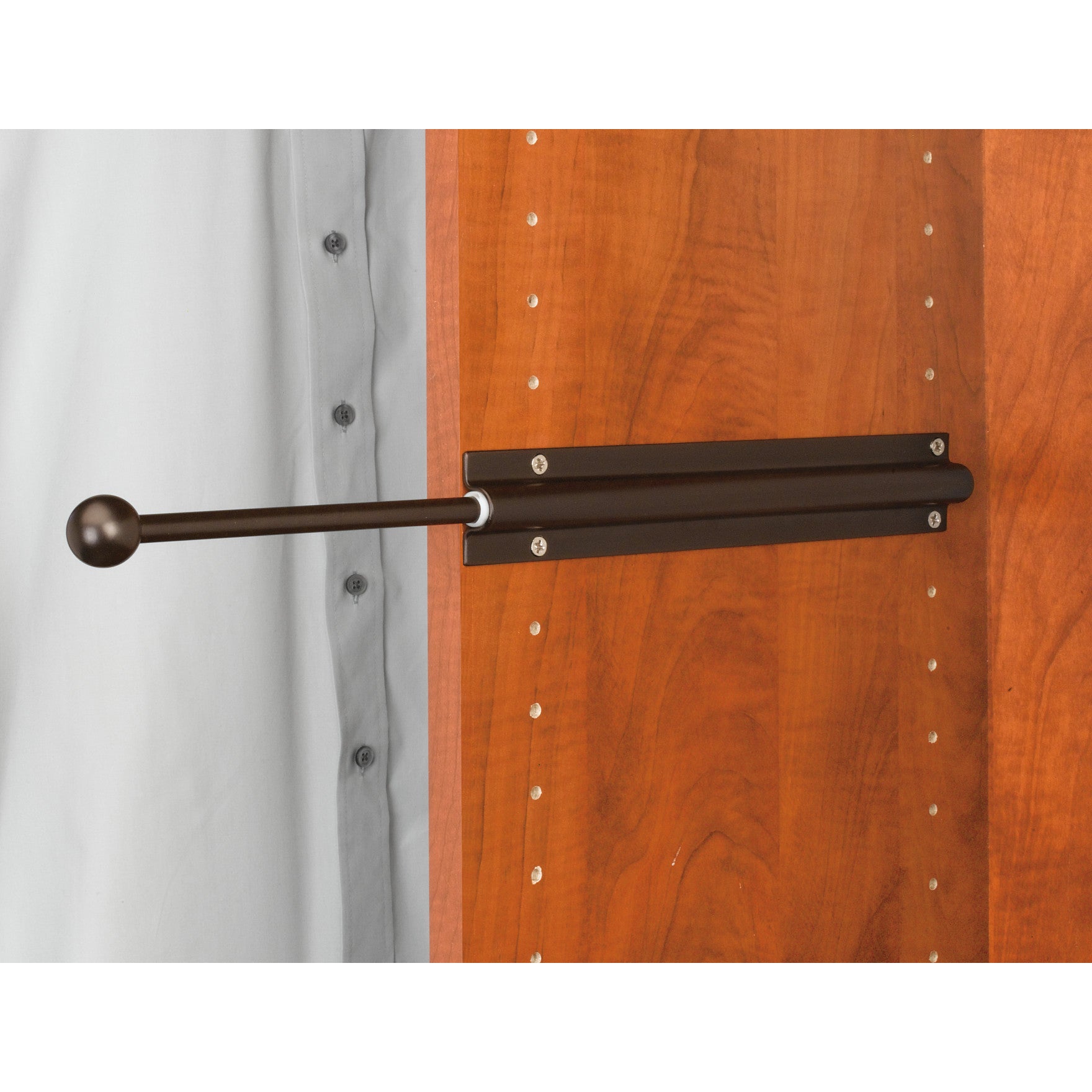 Rev-A-Shelf CVL-12-ORB 12-Inch Extendable Metal Closet Valet Clothes Rod， Bronze