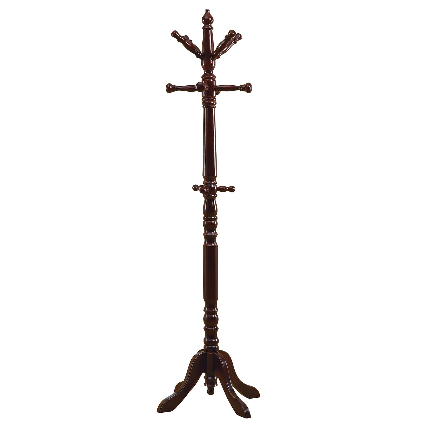 Coat Rack， Hall Tree， Free Standing， 11 Hooks， Entryway， 73