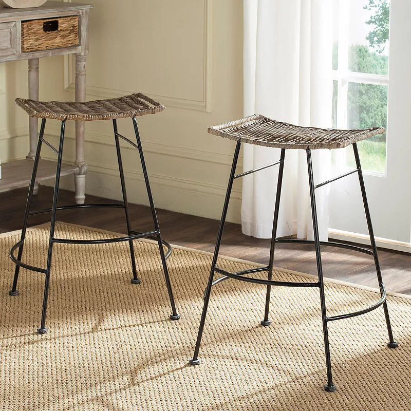 Safavieh Atara Counter Stool 2-piece Set