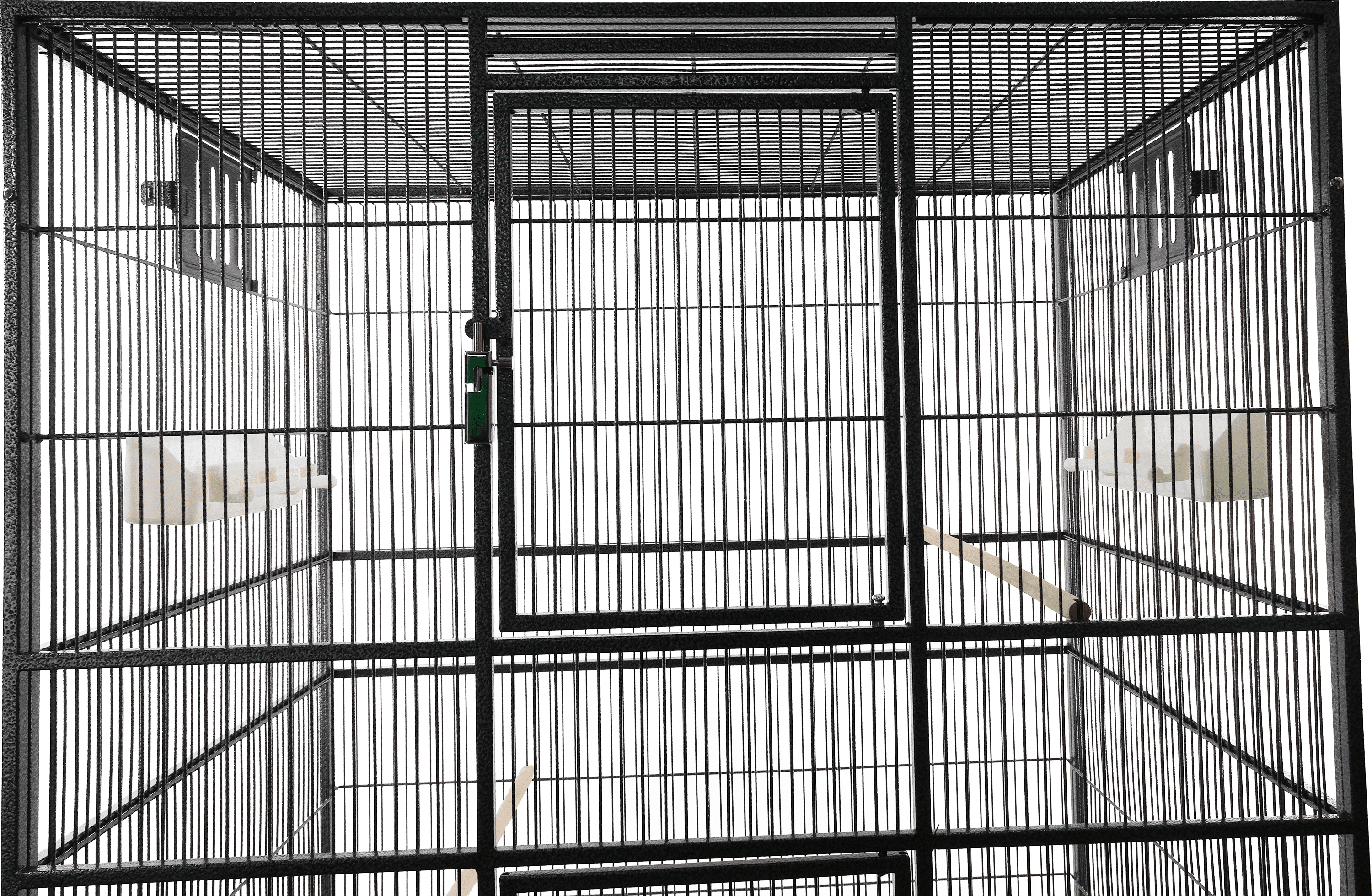 Bonka Bird Toys King's Cages SLFXL 3221 Extra Large Flight Cage， Black