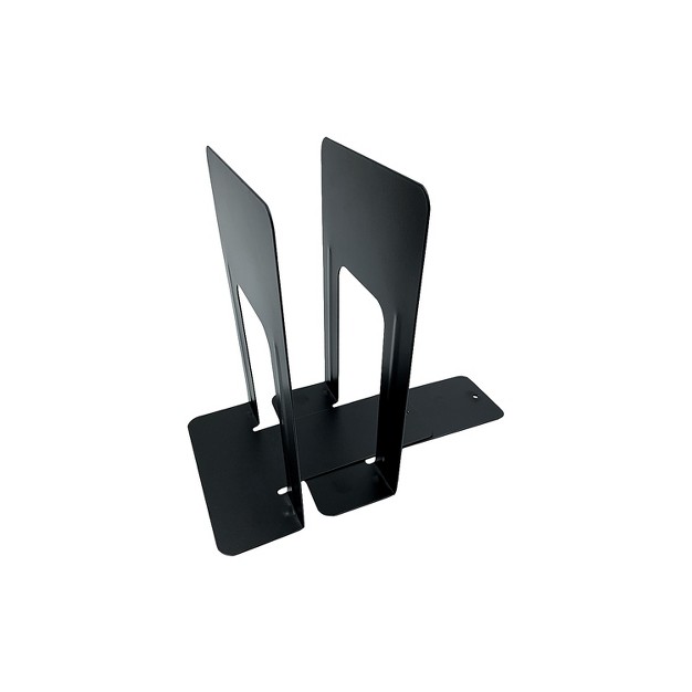 Huron 6 Steel Bookends Black Pair Hasz0039