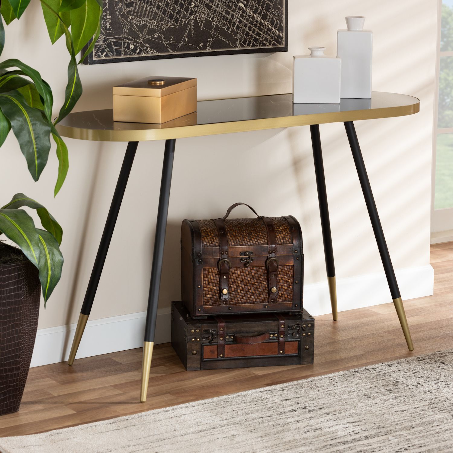 Baxton Studio Lauro Console Table