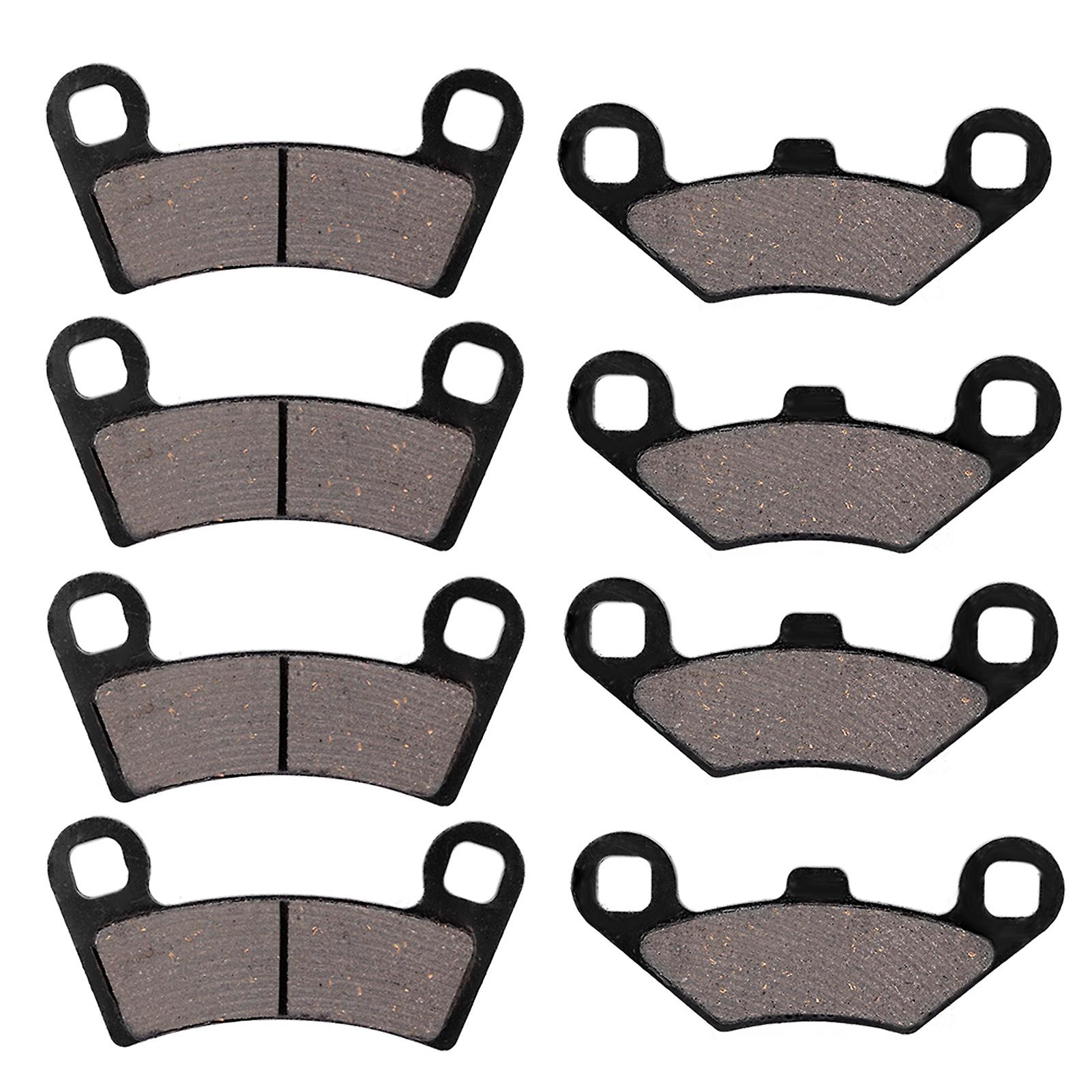 8pcs Front and Rear Brake Pads For Polaris Razor Rzr 800 570 2008-2015