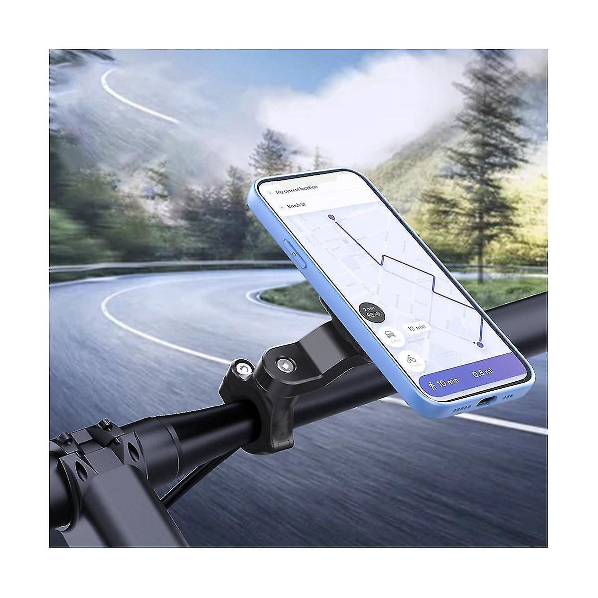 Bicycle Mobile Phone Bracket Strong Magnetic Rotation Electric Vehicle Navigation Bracket