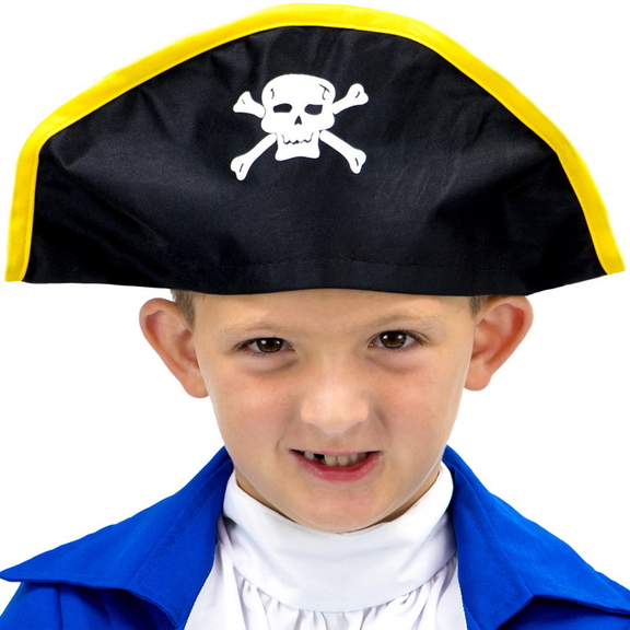 Brybelly Soft Bicorne Pirate Hat