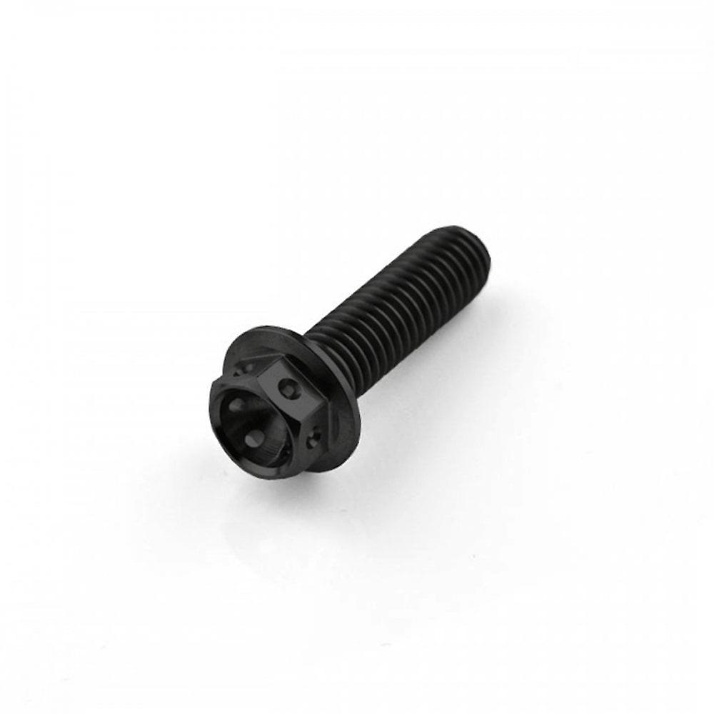 Racebolt Titanium Race Drilled Hex Head Bolt M8 X 1.25mm X 30mm Black