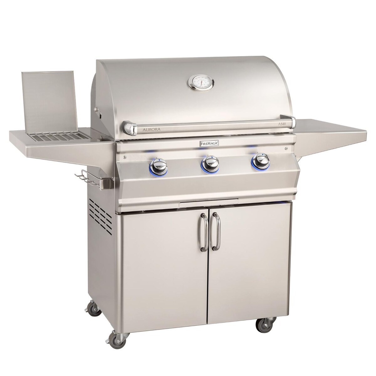 Fire Magic Aurora A540S 30-Inch Propane Gas Grill With Side Burner And Analog Thermometer