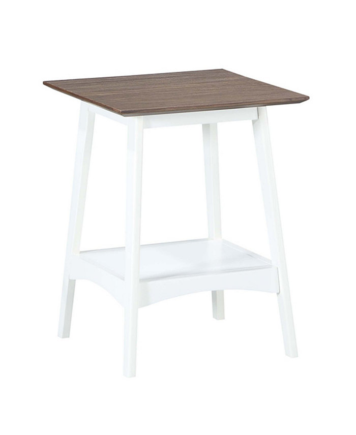 Convenience Concepts Alpine End Table with Shelf