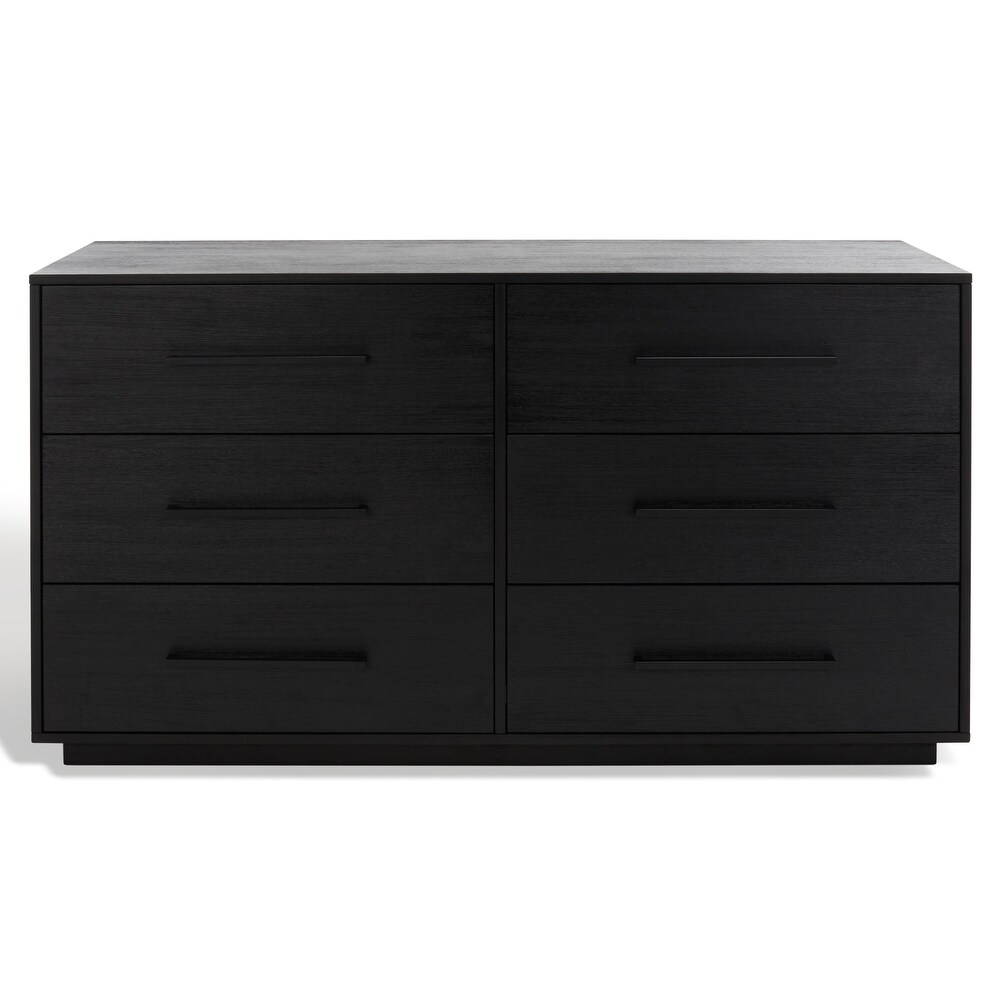 SAFAVIEH Couture Lawson 6 drawer Dark Chocolate Brown Dresser