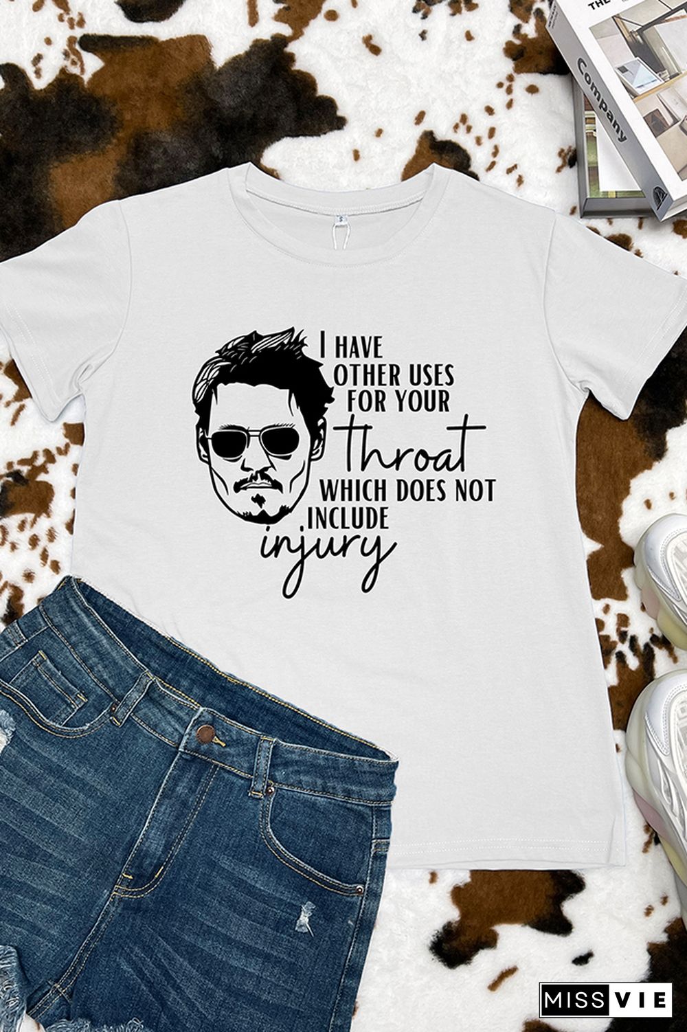 Johnny Depp Trial Graphic Tee Wholesale