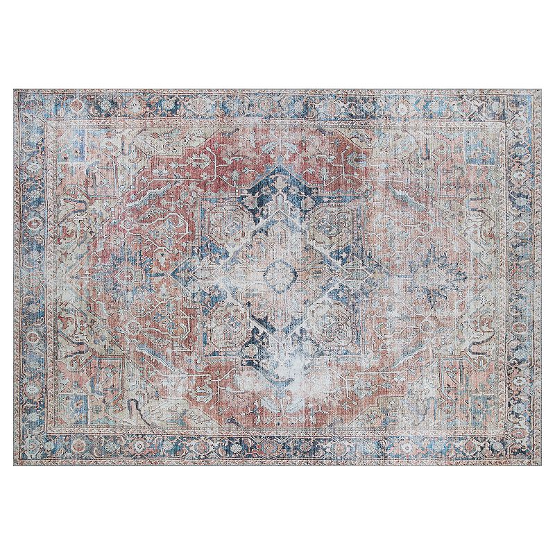 Couristan Pasha Antique Kashan Rust Area Rug