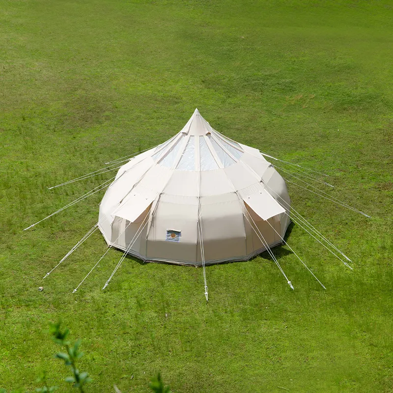 Safari nature hike bell tent glamping luxury big events star tent for party or wedding