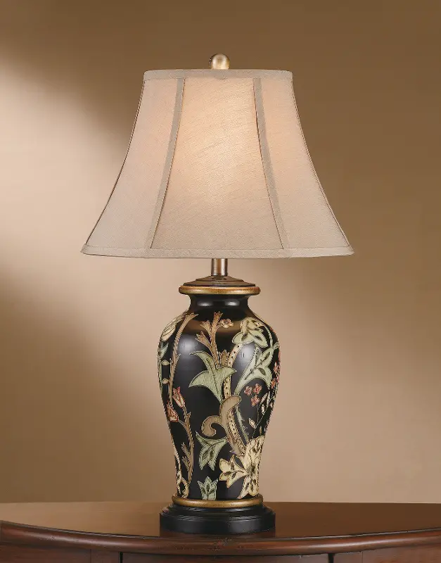 Hand Painted Grass Pattern Table Lamp