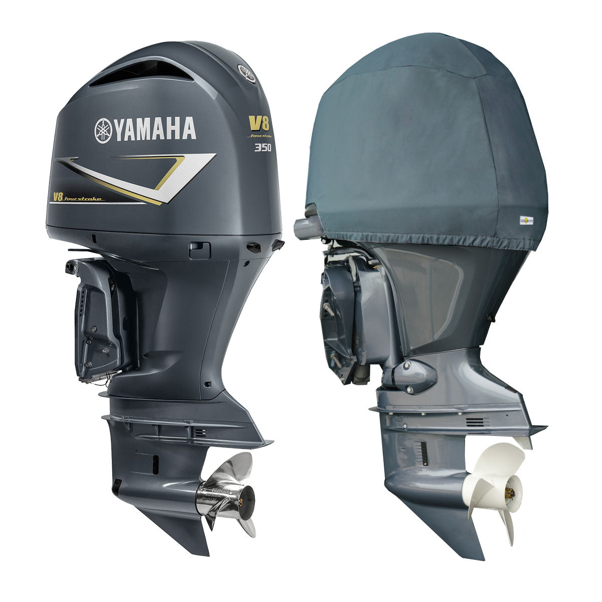 Oceansouth Outboard Heavy Duty Storage/Cowling Cover for Yamaha XTO V8 5.3L - F350a (2007-2023)