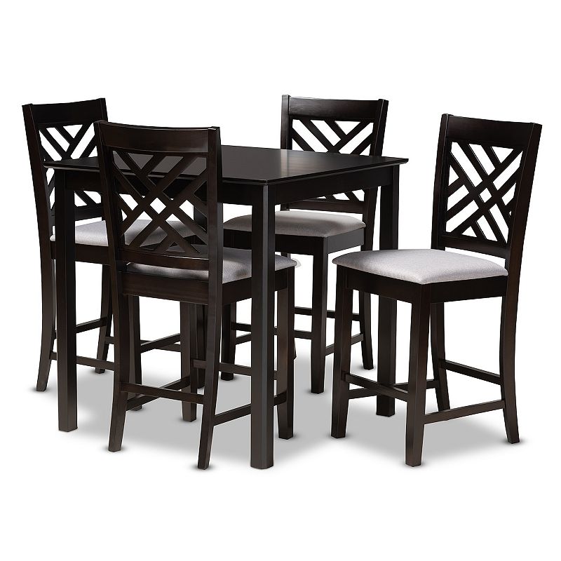 Baxton Studio Caron 5-Piece Pub Set