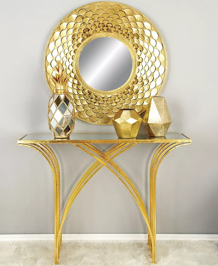 Rosemary Lane Modern Metal Console Table