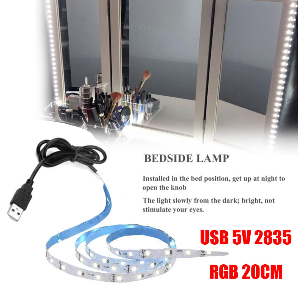 USB 5V 2835 12SMD 20CM RGB LED Strip Light Bar TV Back Lighting Kit Led lights for bedroom outdoor floor lamp pendant DIY Wedding Party Bedroom Terrace(Multicolor)