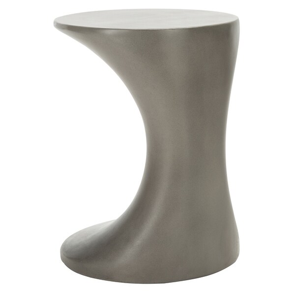 SAFAVIEH Outdoor Kavita Concrete Accent Table