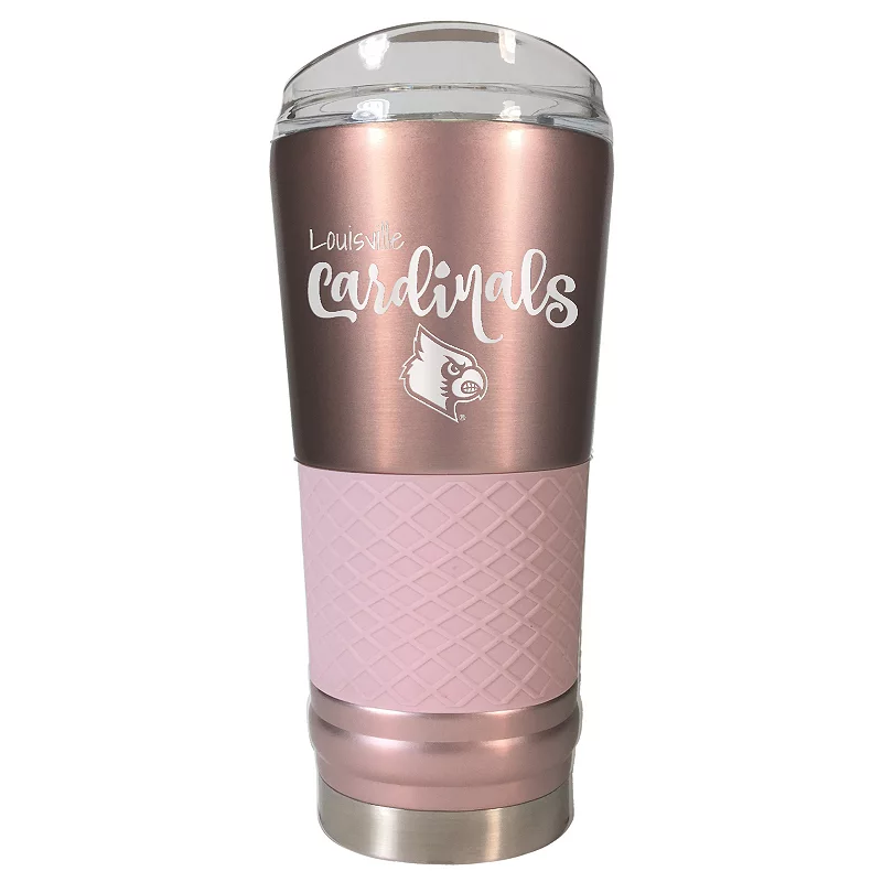 Louisville Cardinals 24-Ounce Draft Rose Gold Tumbler