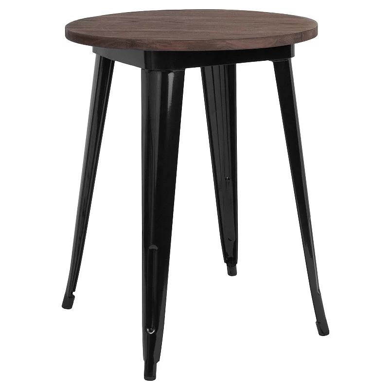 Flash Furniture Round Mixed Media End Table