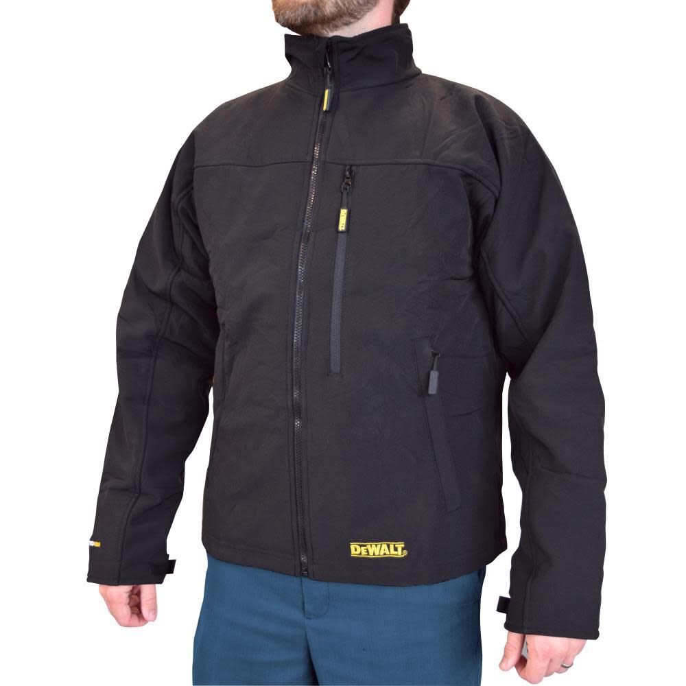 DEWALT Unisex Heated Bare Tool Soft Shell Jacket Black 2X DCHJ060ABB-2X from DEWALT