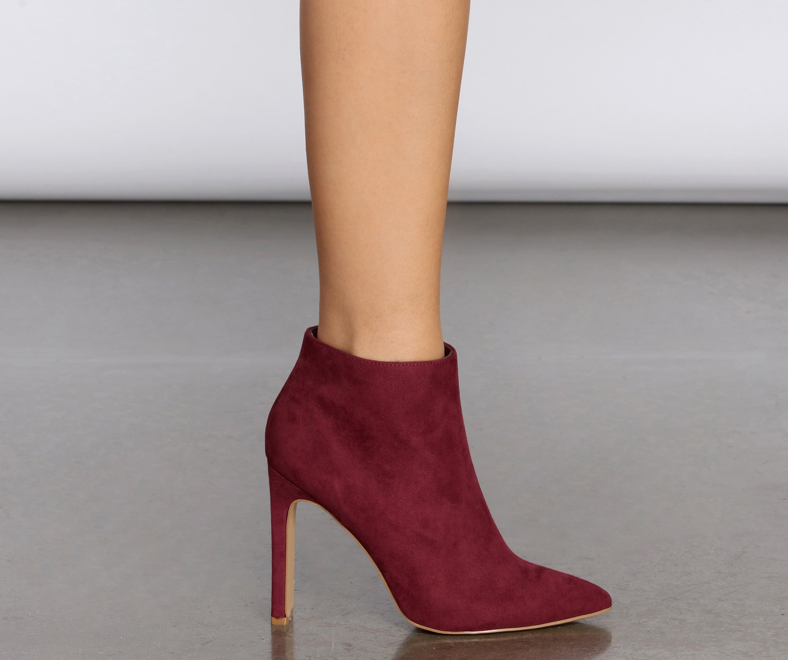 Sunday Funday Faux Suede Heel