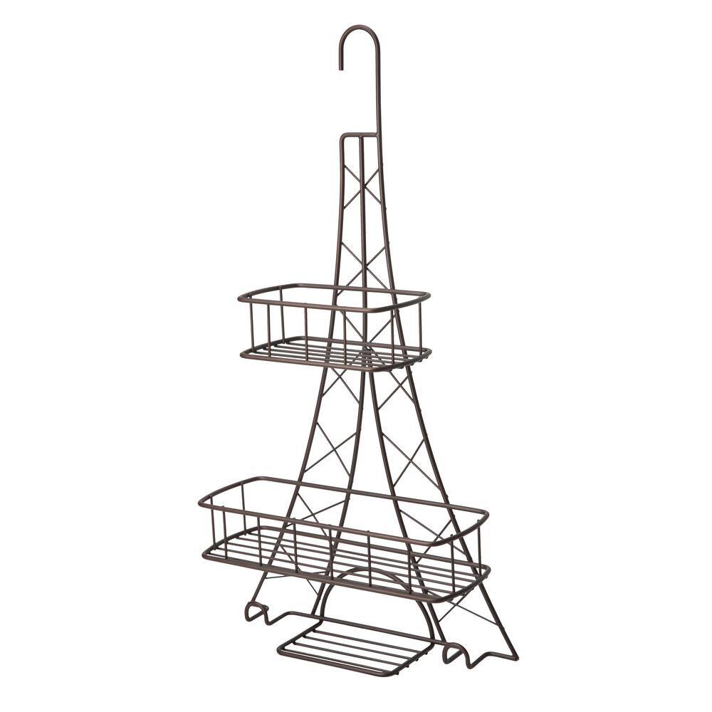 Elle Decor Ville Des Lumieres Collection Eiffel Tower Shower Caddy EL-44017-ORB