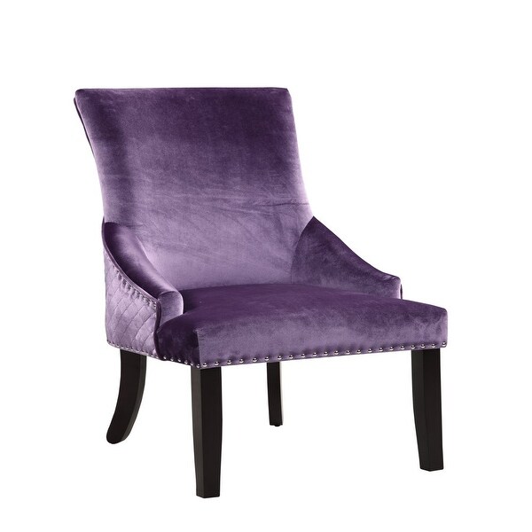 Moishe Diamond Velvet Upholstered Dining Chair