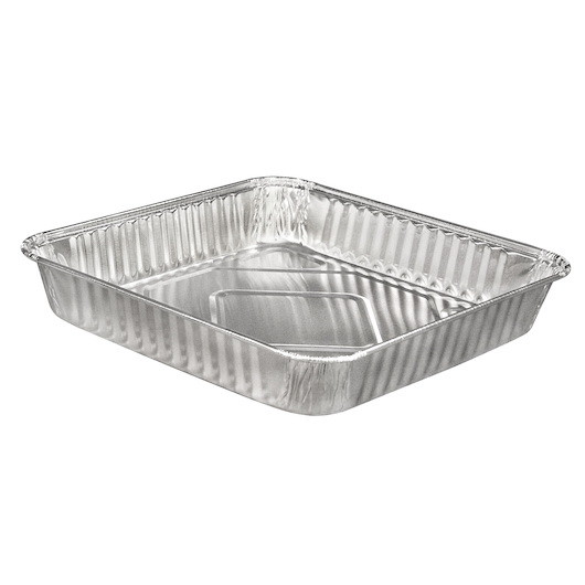 D  ampW Fine Pack 8 Inch Square Foil Pan  500 Ea...