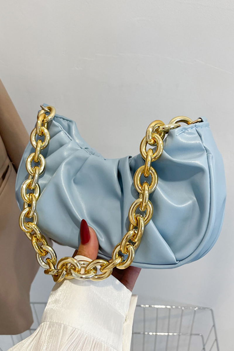 Fashion Casual Solid Chains Bags