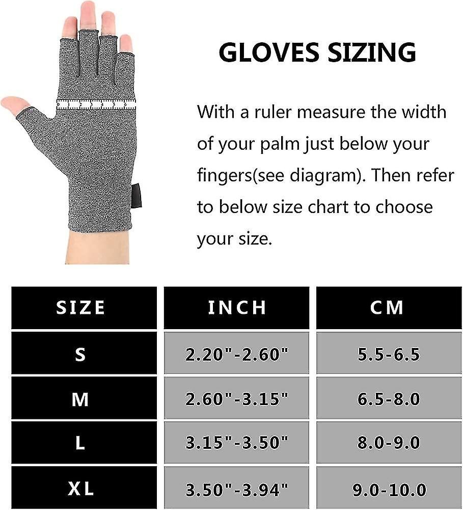 2 Pairs Arthritis Gloves Compress Gloves. Heilwiy W  Finger  S. Heilwiy Relieves Pain